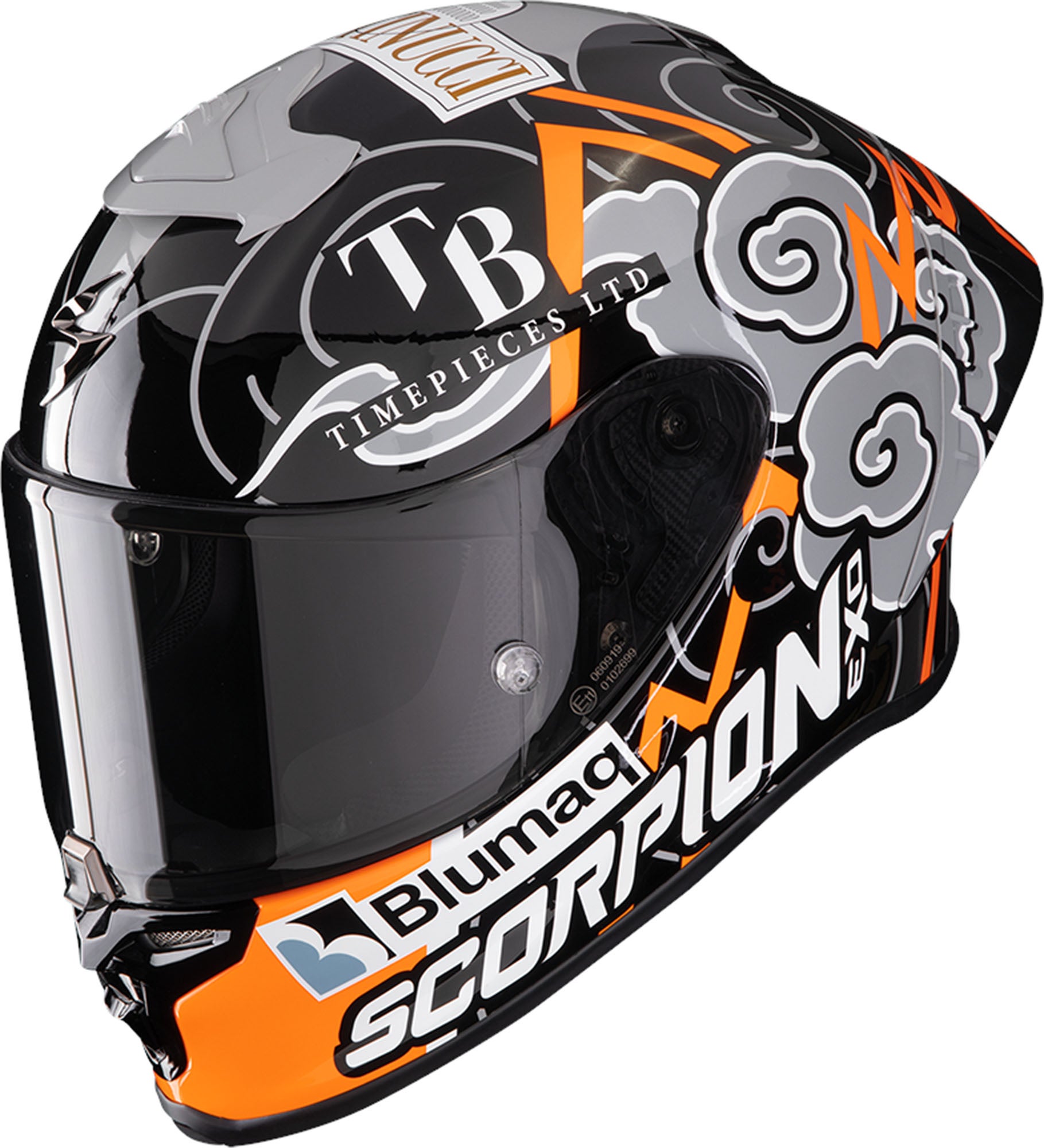 Scorpion EXO-R1 Evo Air Racing # 1 Replica Aron FIM Casque intégral