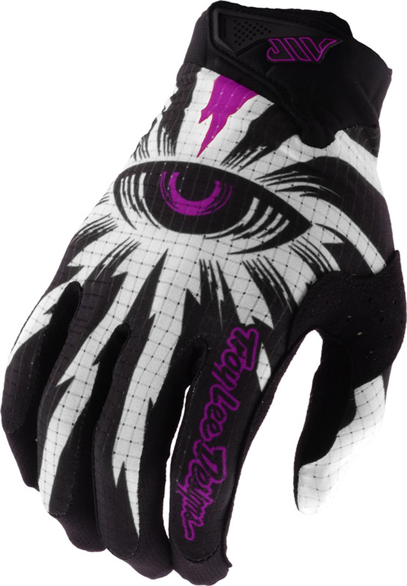 Troy Lee Designs Air Cyclops Mănuși de motocross pentru tineret Negru/Fucsia M Figura 1