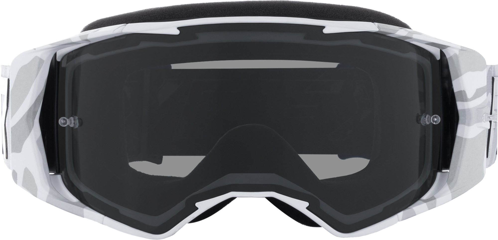 FXR Factory Ride Graphic Ochelari de motocross Gri/Alb Figura 2