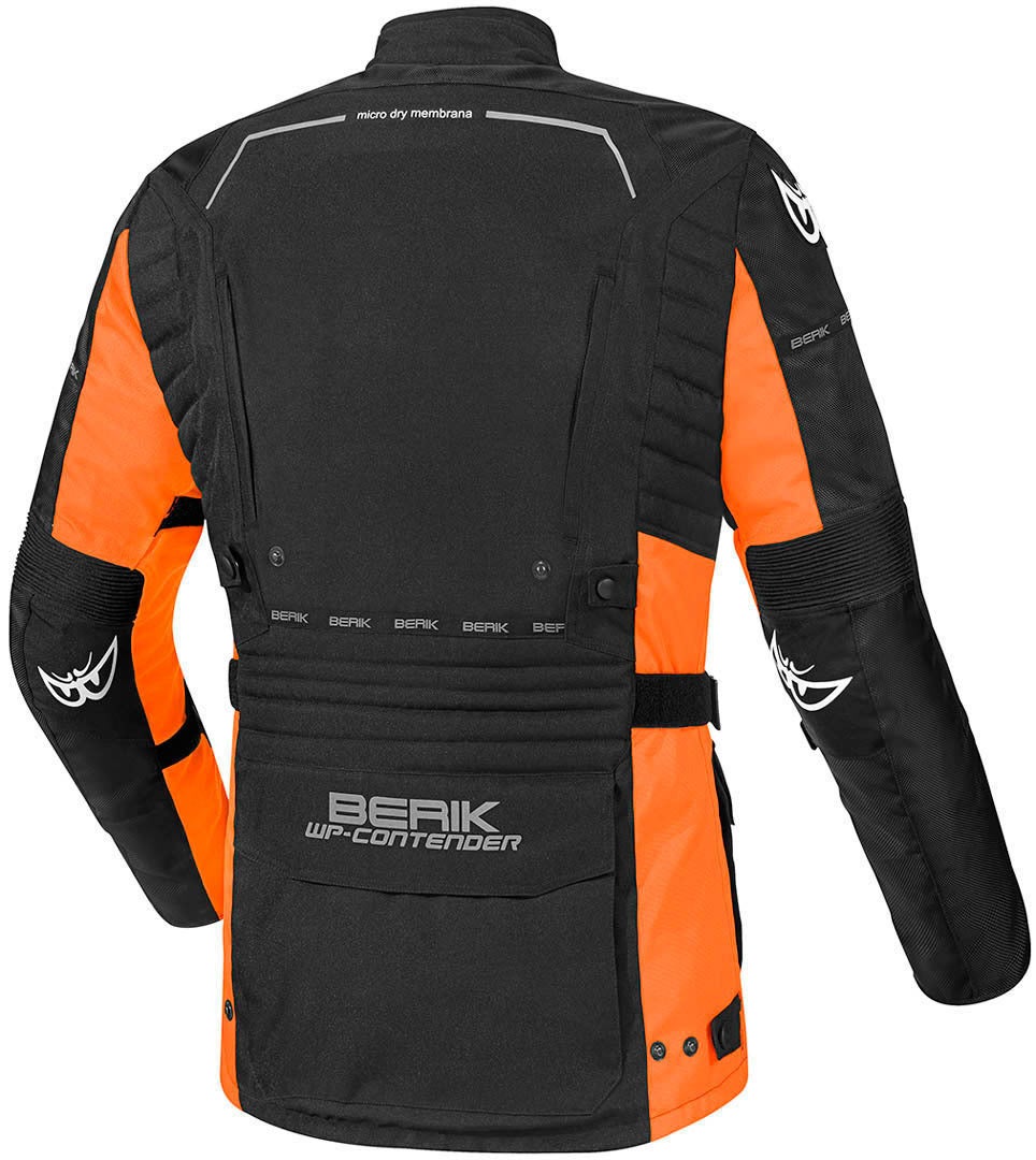 Berik Torino Waterproof Motorcycle Textile Jacket black/orange 54 Figure 2