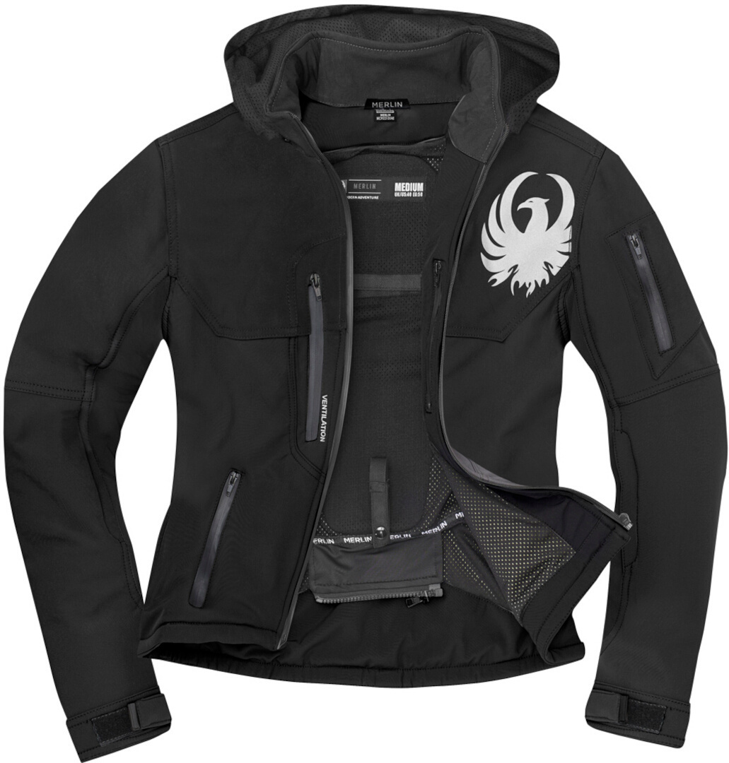 Merlin Dune Softshell Jacket black L Figure 4