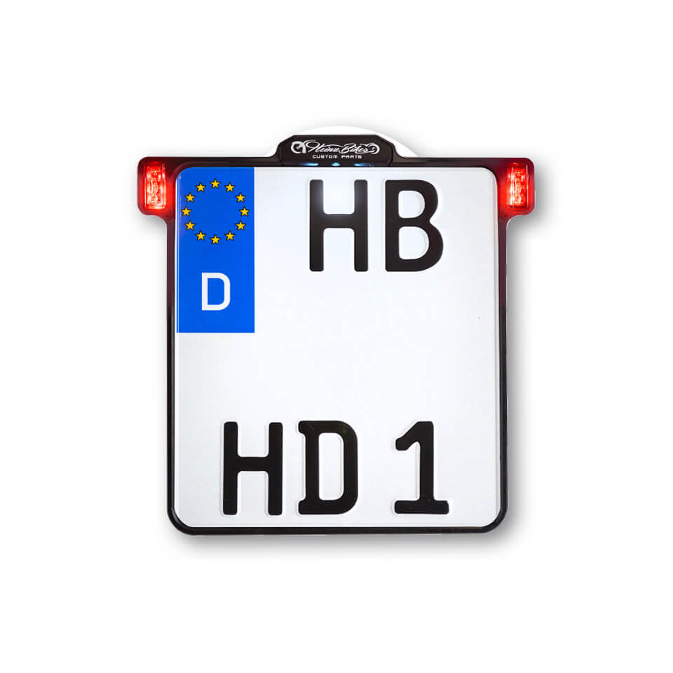 HeinzBikes ALL-INN 2.0 Suporte de placa com iluminação de luz traseira/parada Artigo principal Figura 1