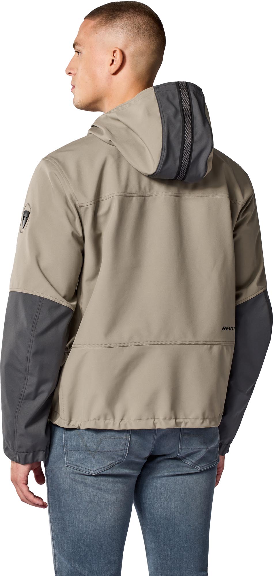Revit Boson Motorrad Textiljacke sand/grau L Abbildung 4