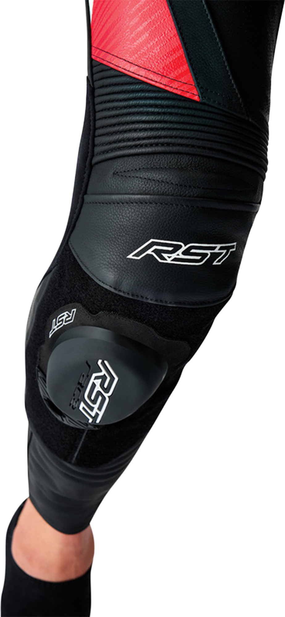 RST Tractech Evo D3O バイクレザーパンツ 黒/赤 46 図3