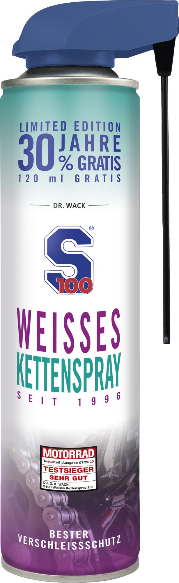 S100 White Chain Spray 520ml Figura 1
