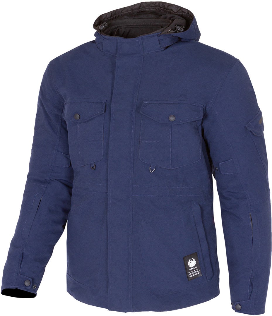 Merlin Jagger Urban Utility D3O Motorcycle Textile Jacket dark blue M Figure 1