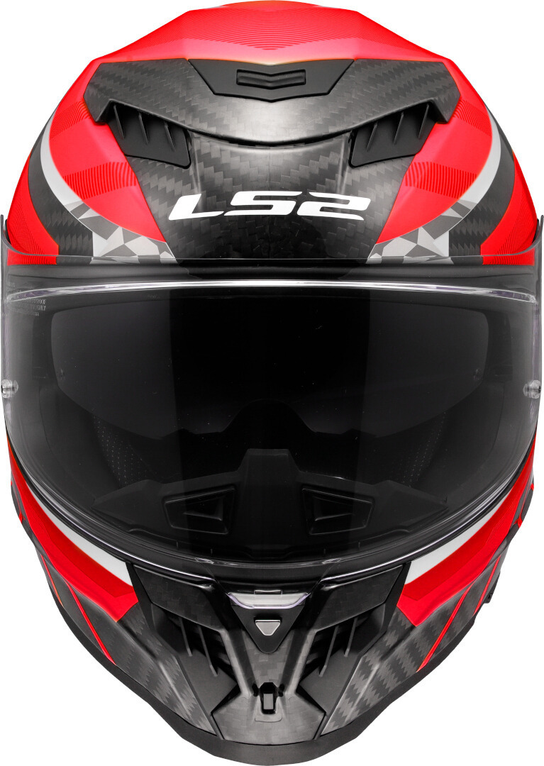 LS2 FF807 Dragon Trax Carbon Casque carbone/rouge/blanc XXS (51/52) Figure 6