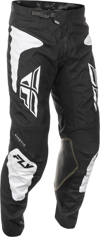 FLY Racing Kinetic SYM Byxor - Svart/Vit Figur 1