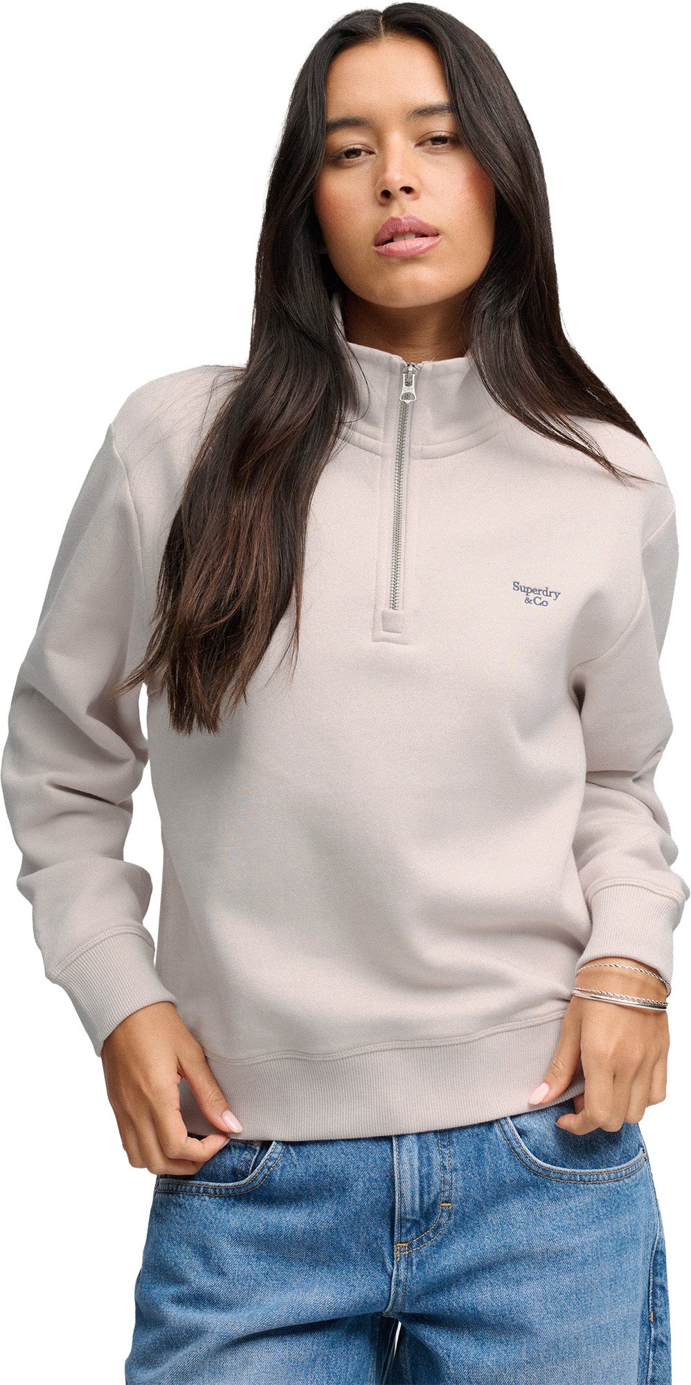 Superdry & Co Signature Ženski pulover siva L Slika 7