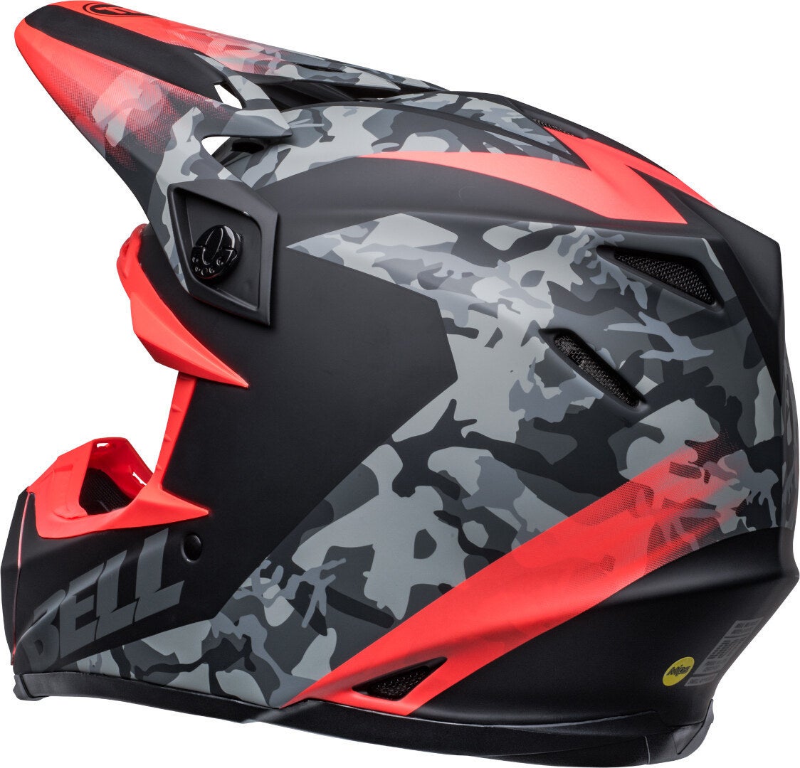 Bell Moto-9 MIPS Venom Casco Motocross nero/rosso M Figura 5