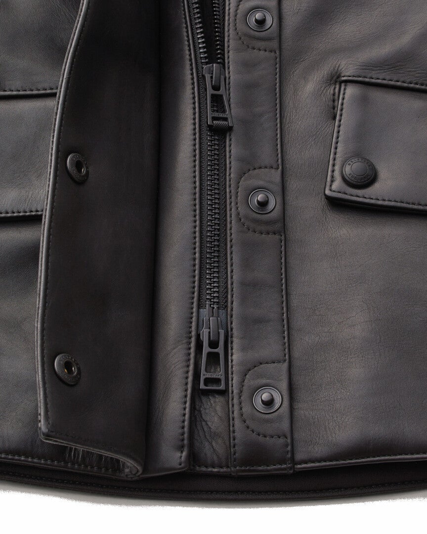 Belstaff Westerly Damen Motorrad Lederjacke 48 Abbildung 5