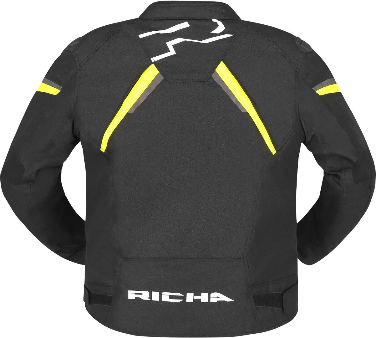 Richa Gotham 3 WP waterproof Motorcycle Textile Jacket black/yellow M Figure 3
