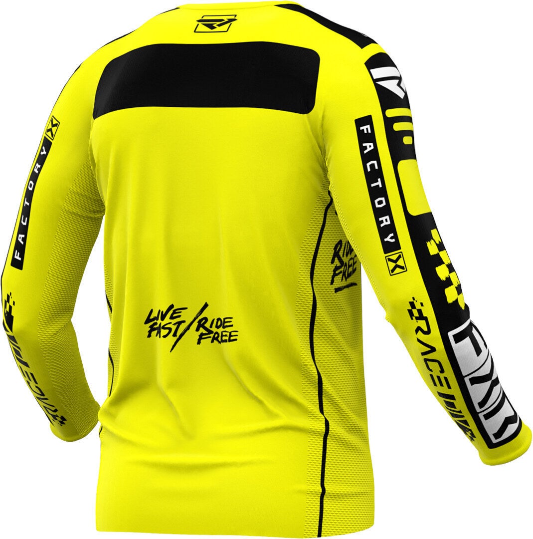 FXR Podium Gladiator 2024 Motocross trøje gul/sort S Figur 2