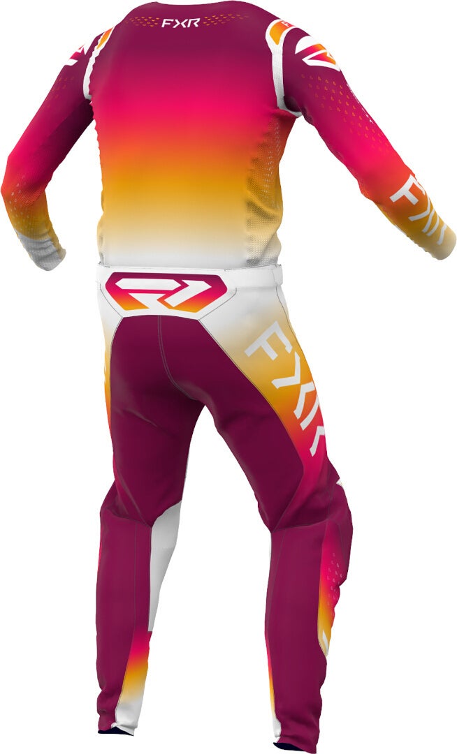 FXR Helium 2023 Motorcross jersey roze/wit L Figuur 4