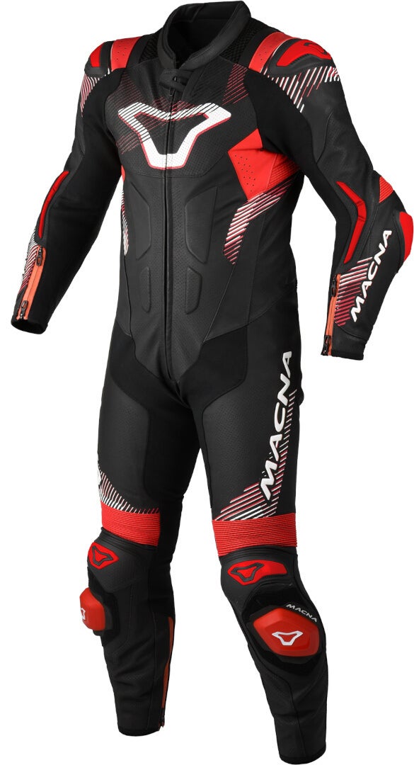 Macna Armadyl perforated One Piece Motorcycle Leather Suit-image-321681543