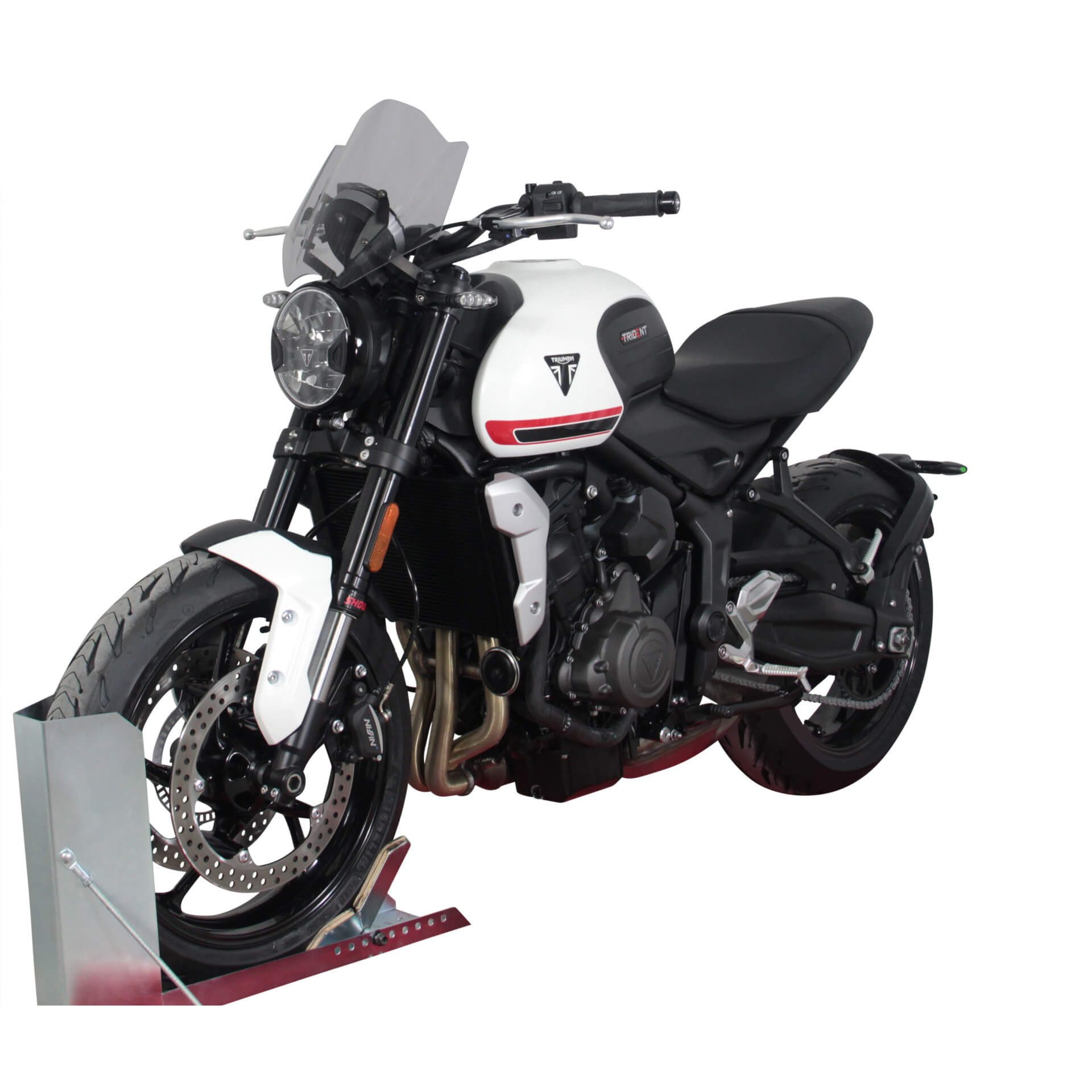 MRA Sportscheibe Trident 660 2021- Gri fum Figura 2