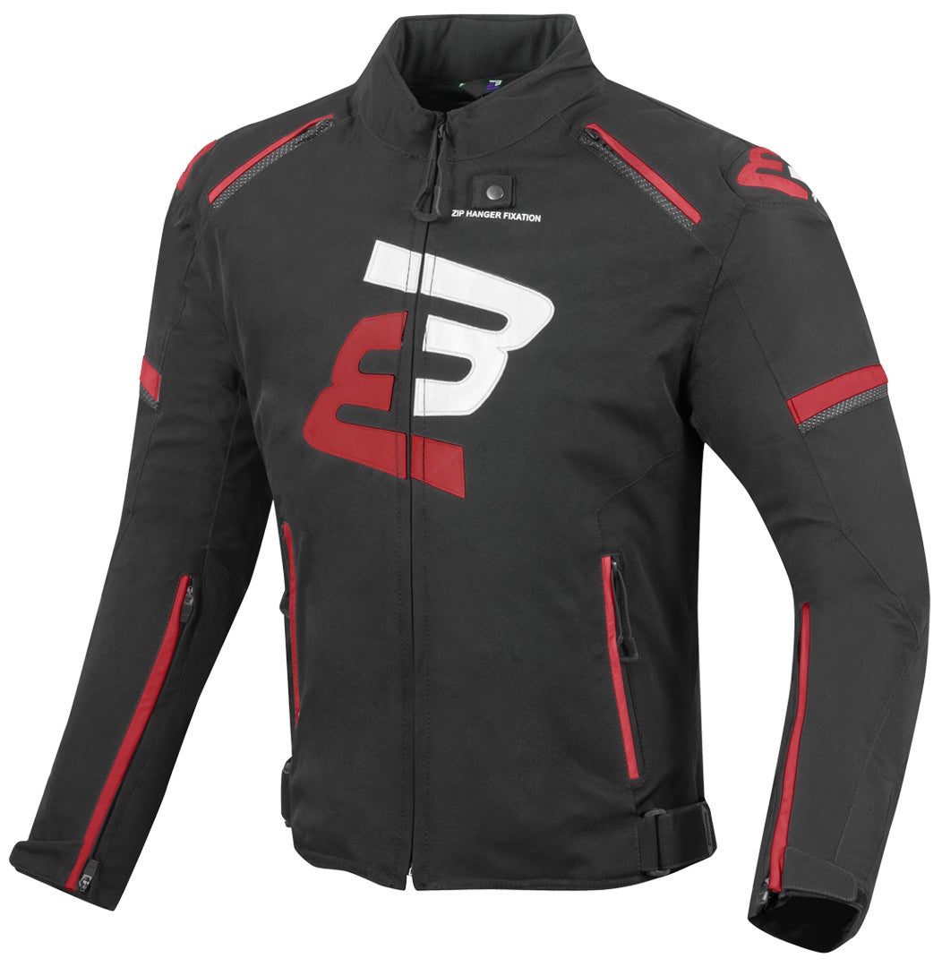 Bogotto Sparrow Waterproof Motorcycle Textile Jacket black/red XXL Figure 1
