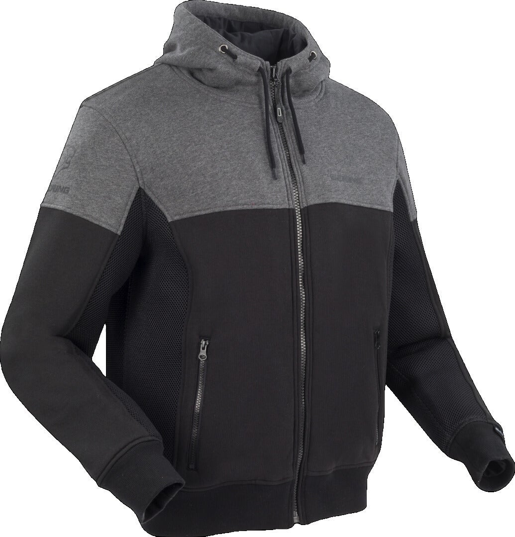 Bering Hoodiz Vented Sweat à capuche zippé moto