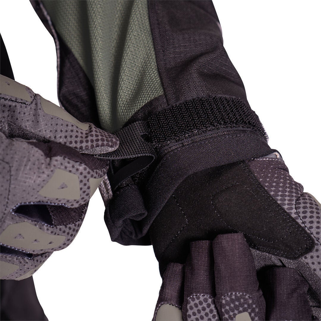 Side view of Leatt ADV Flowtour 5.5 waterproof Motorcycle Textile Jacket