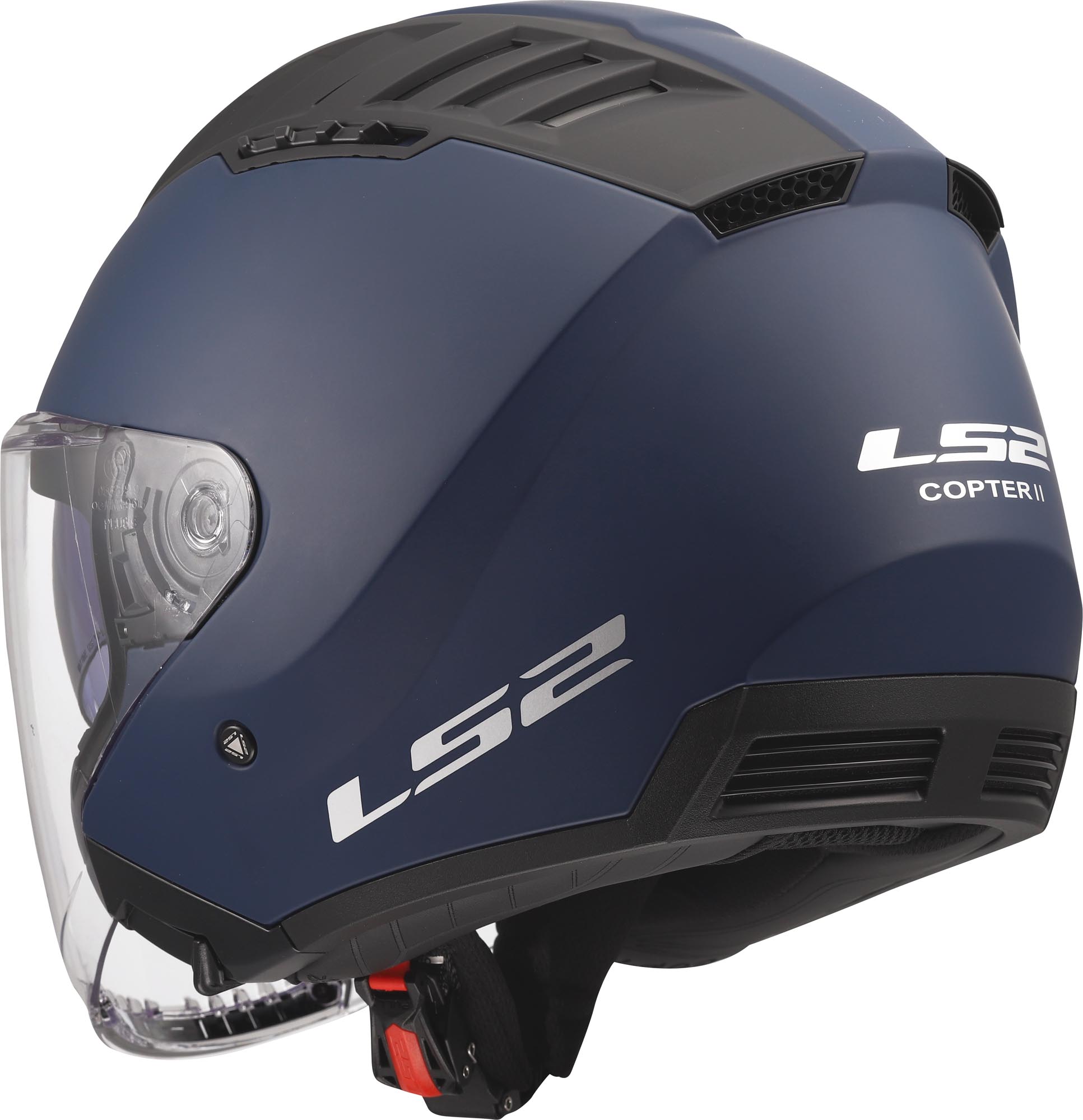LS2 OF600 Copter II Jethelm dunkelblau matt L (59/60) Abbildung 3