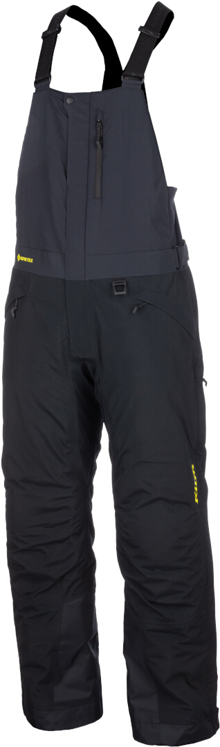 Klim Keweenaw 2025 pantaloni impermeabili pentru snowmobil negru/gri/galben 5XL Figura 1