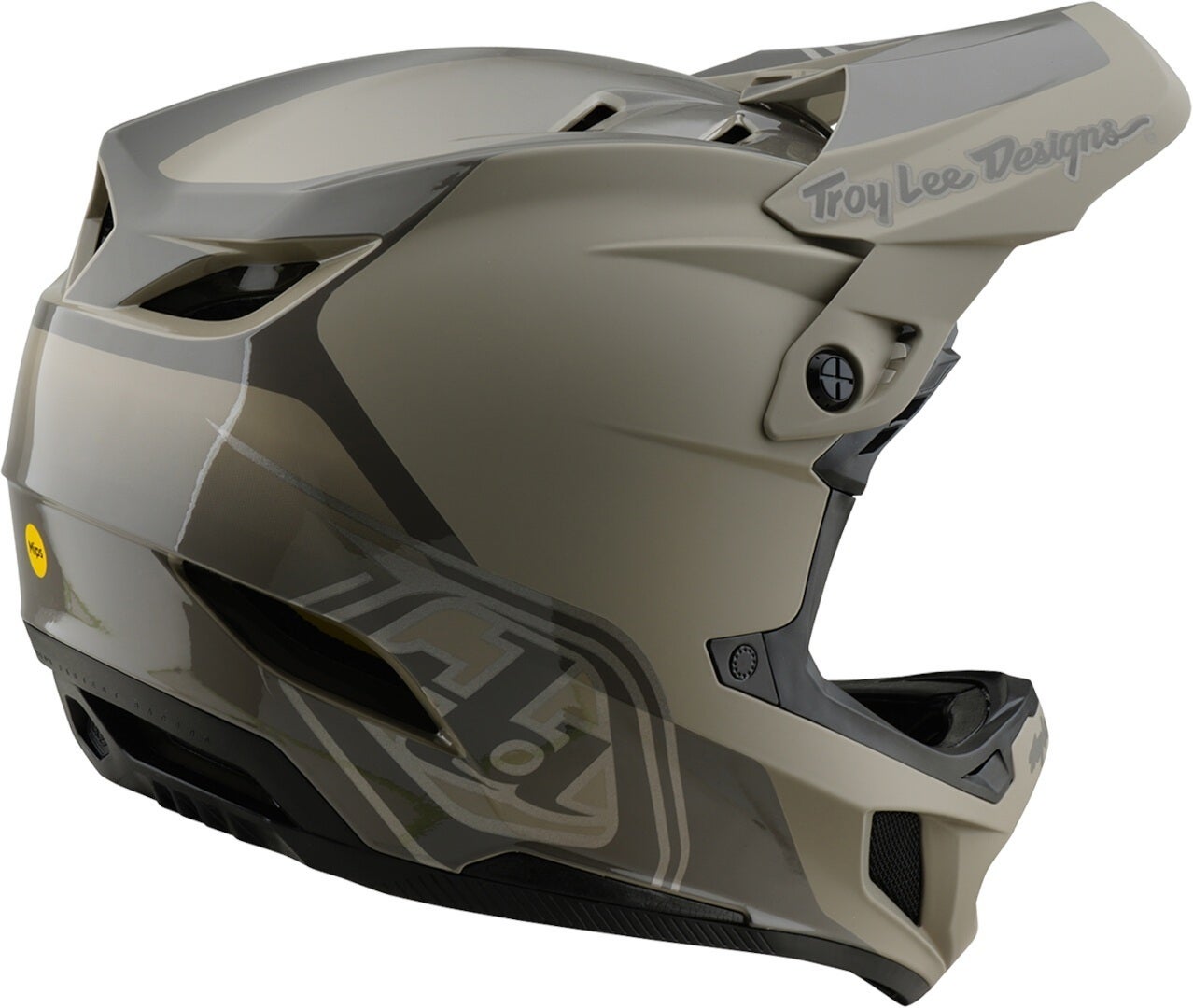Troy Lee Designs D4 Polyacrylite MIPS Shadow Κράνος κατάβασης Χακί Ματ XXL (62/63) Γράφημα 6