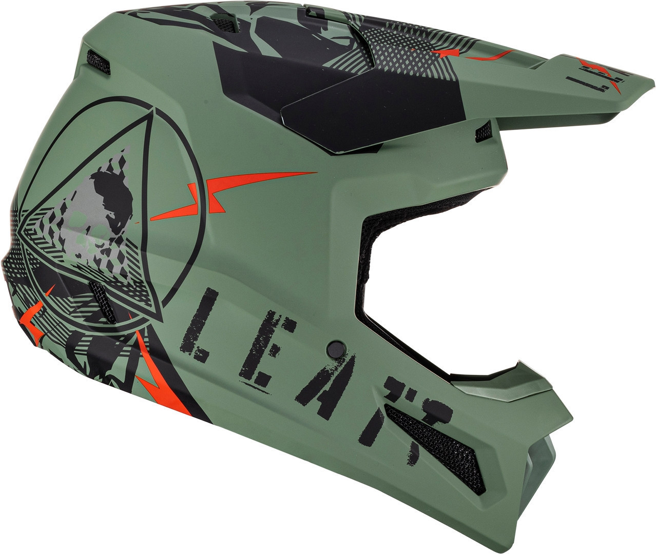 Leatt 2.5 Cască de motocross Negru mat/verde S (55/56) Figura 3