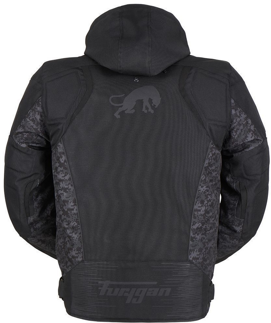 Furygan Shard Jachetă textilă impermeabilă pentru motociclete Negru/Camuflaj M Figura 2