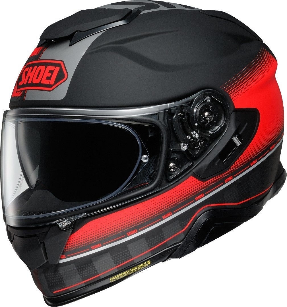 Shoei GT-Air 2 Tesseract Helmet black matt/red M (57/58) Figure 1
