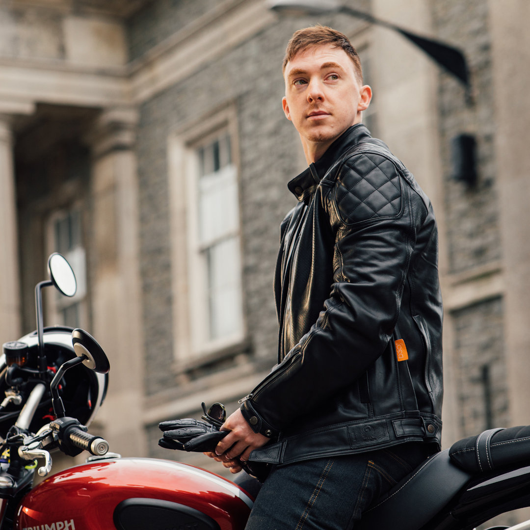 Merlin Cambrian Motorcycle Leather Jacket S Figure 5