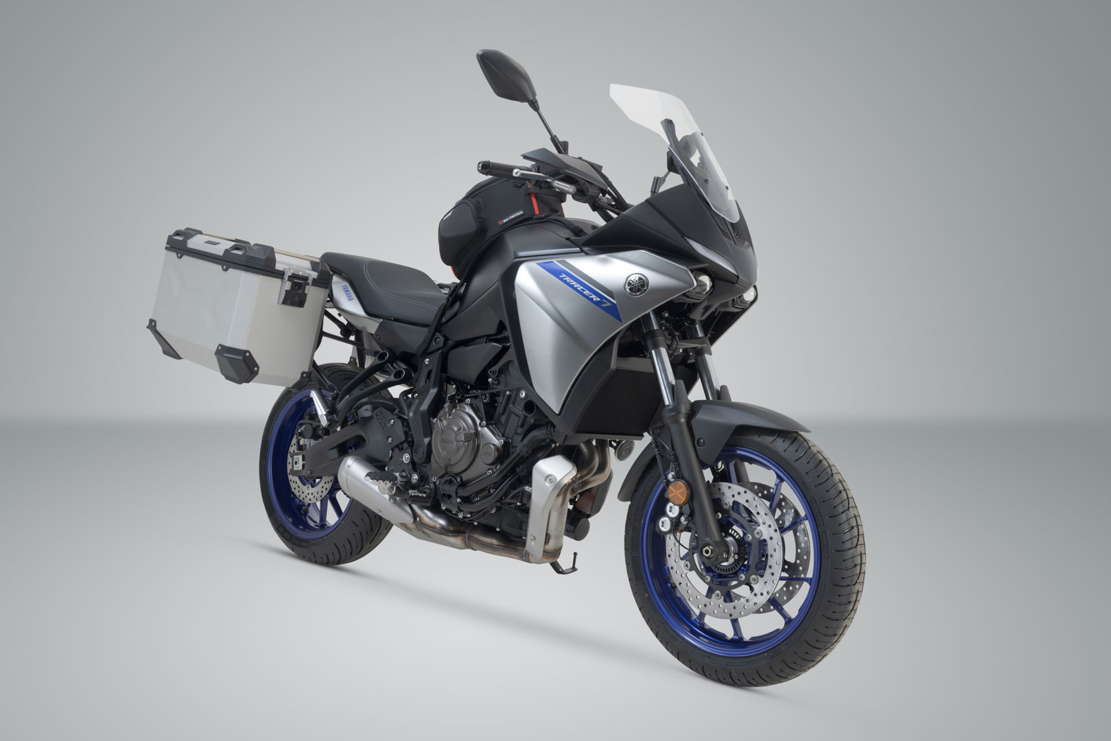 Sistem de carcasă din aluminiu SW-Motech TRAX ADV - Argintiu. 45/45 l. Yamaha MT-07 Tracer (16-). Figura 2
