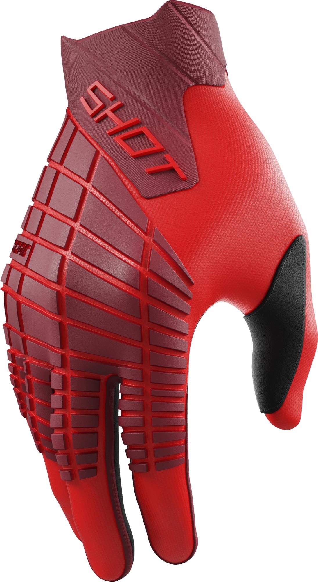 Shot Core Max Motocross Handschuhe rot 11 Abbildung 1