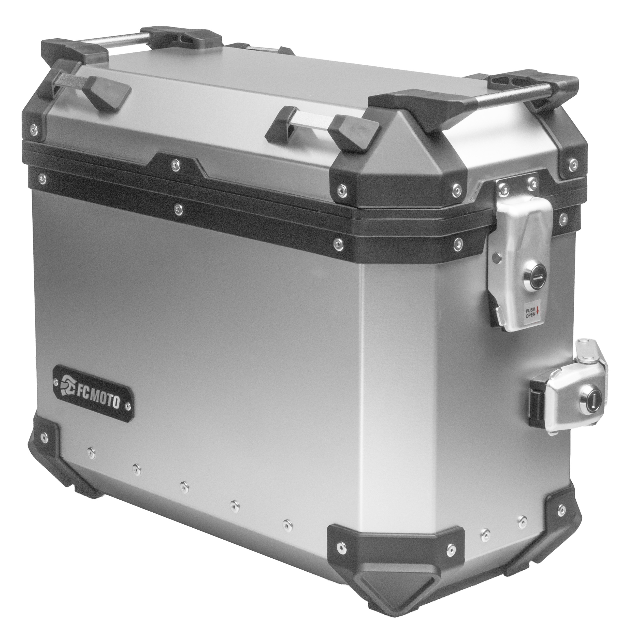 FC-Moto Terreno EVO 28 L Alu Cutia laterală Argint Legături Figura 1