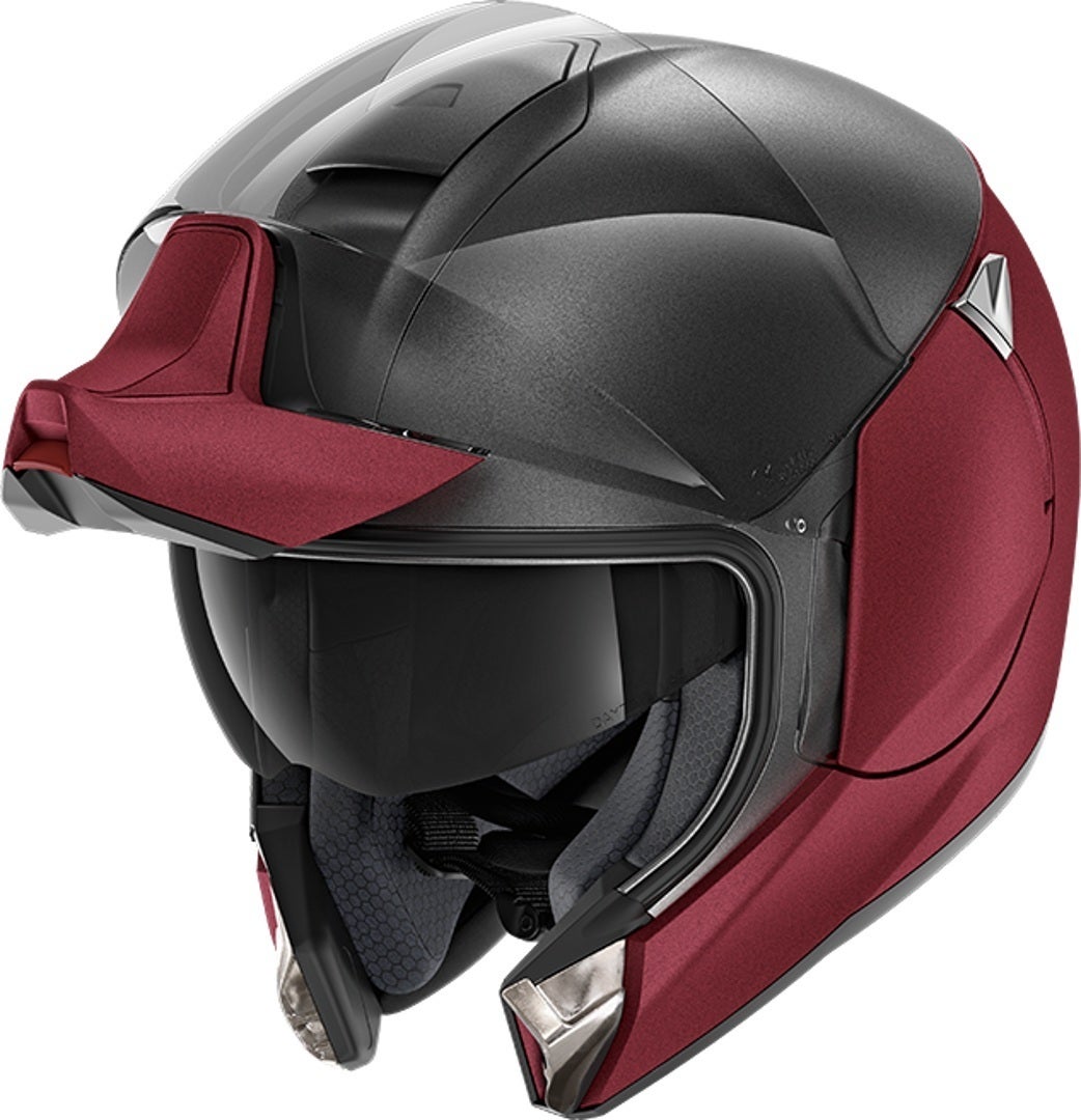 Shark Evojet Blank Dual Helm grau/rot XL (61/62) Abbildung 3