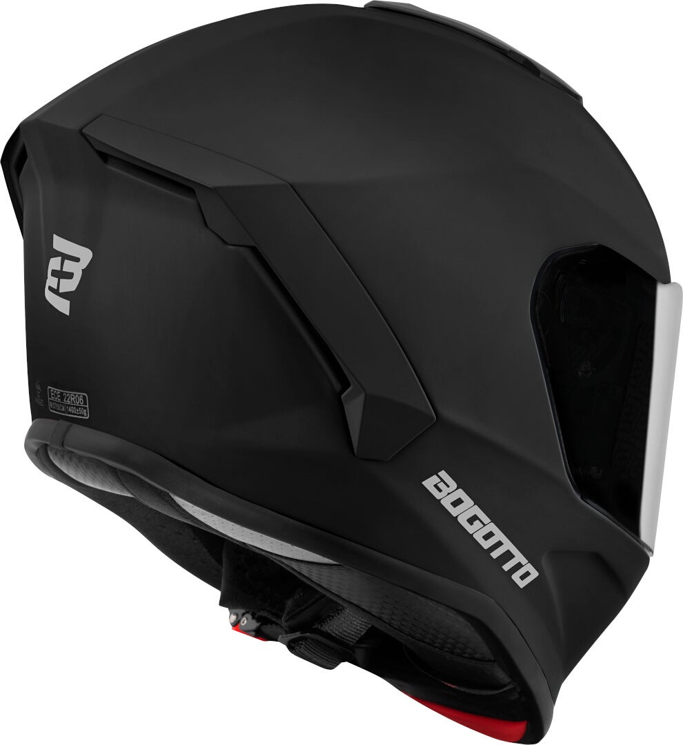 Bogotto Phantom Fiberglass Casco nero opaco S Figura 3