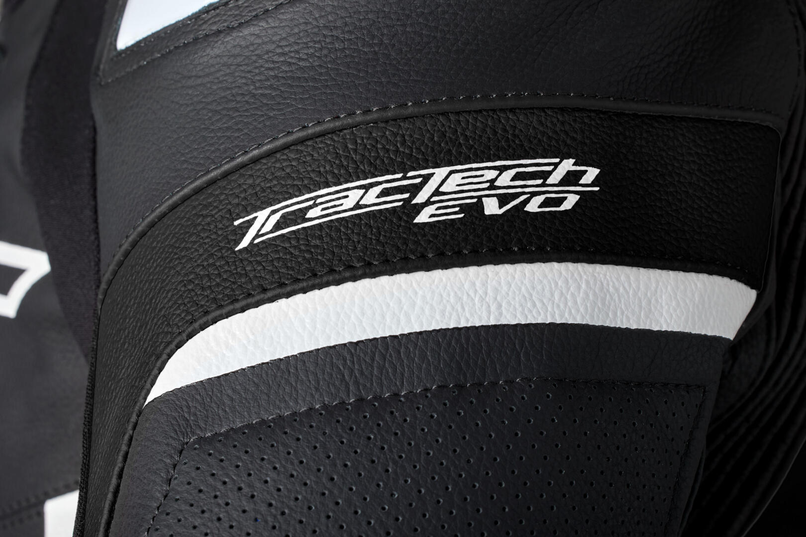 RST Tractech EVO 5 Motorfiets lederen jas zwart/wit 3XL Figuur 4