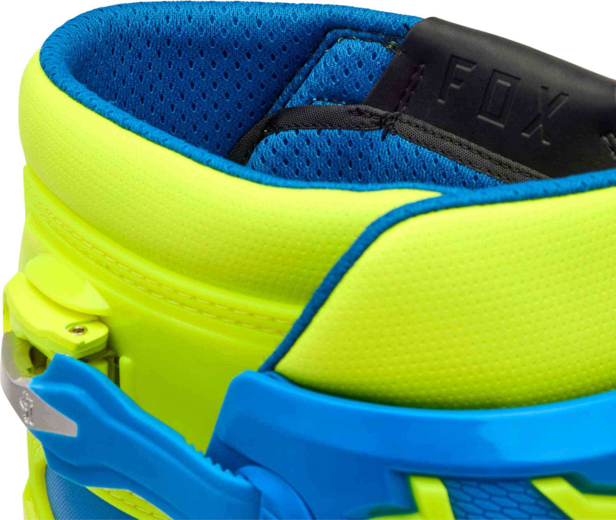 FOX Motion 越野摩托車靴 藍/黃 13 圖10
