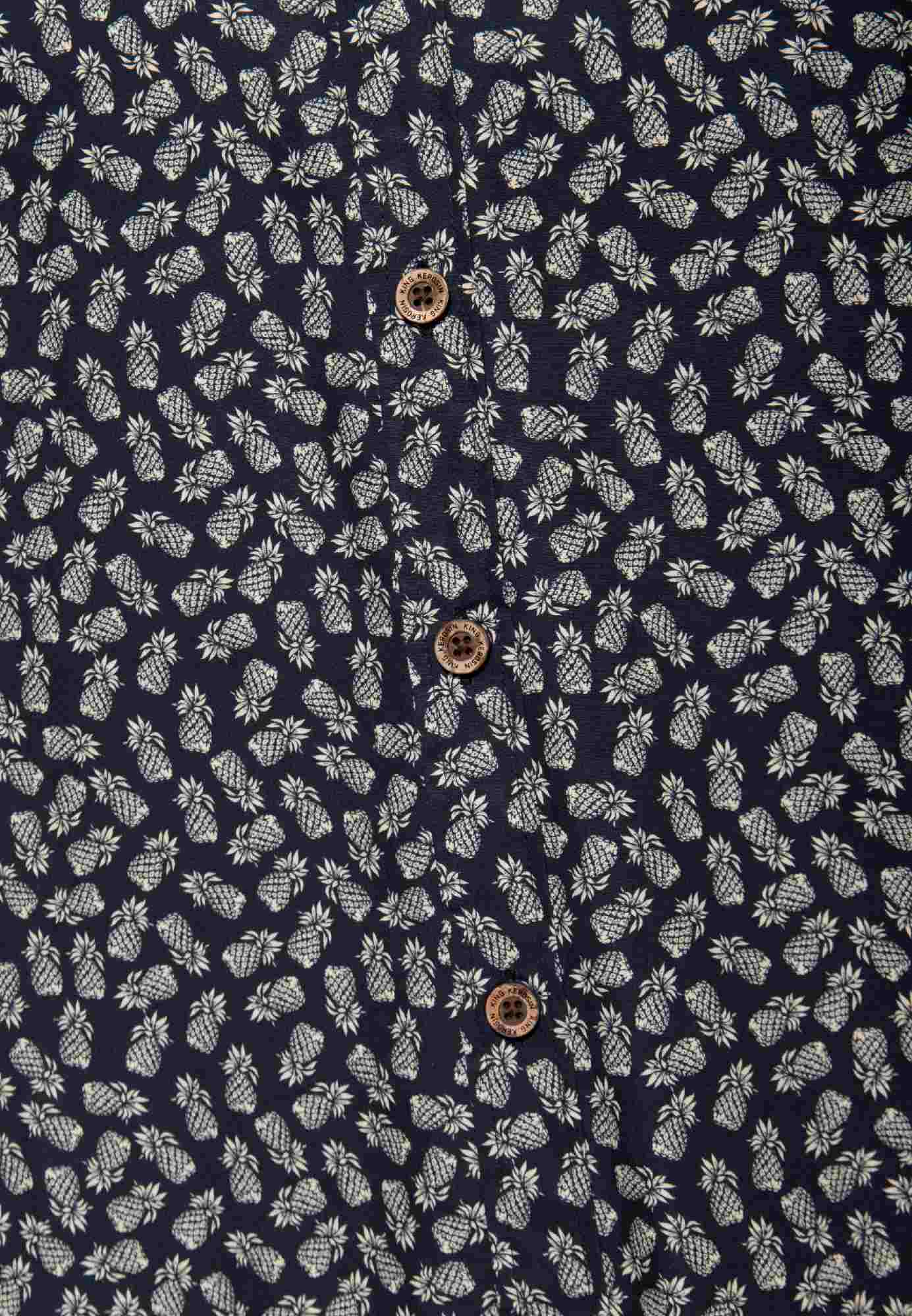 King Kerosin Pineapple Short Sleeve Shirt S Figure 4