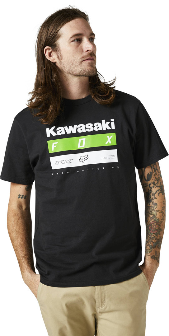 FOX Kawi Stripes SS Premium Triko černá M Obrázek 1