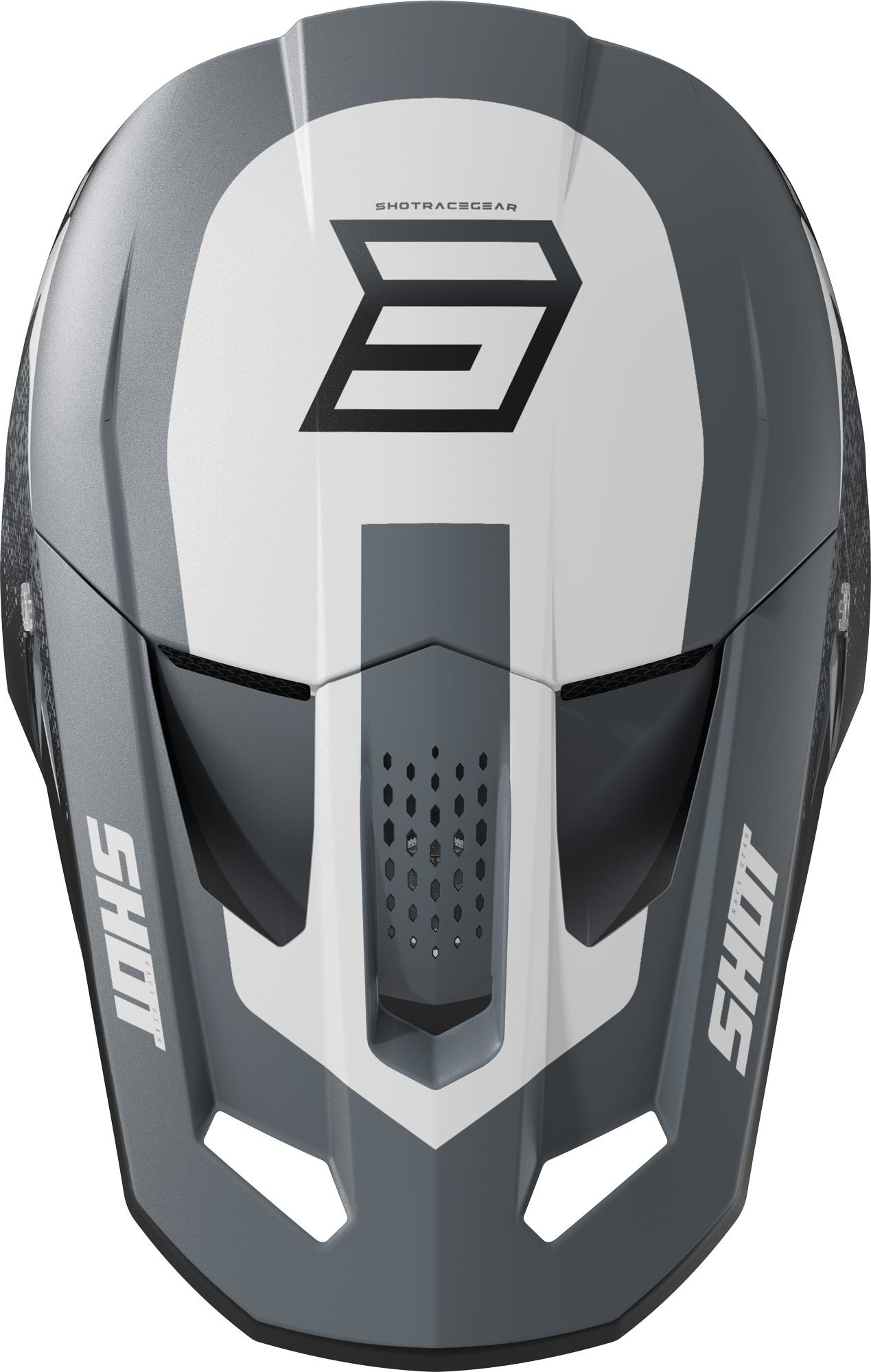 Shot Speed Hybrid Motocross Helm grau matt M (57/58) Abbildung 2