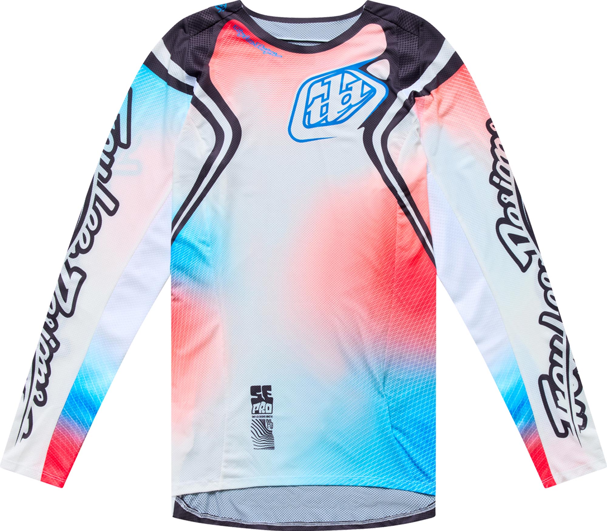 blauw/wit/zwart/rood