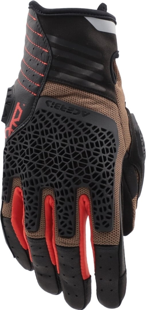 Acerbis Crossover Motorradhandschuhe bruin/oranje 2XL Figuur 5