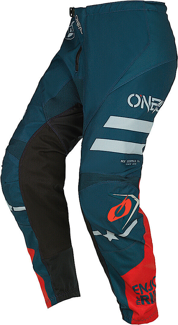 Oneal Element Squadron V.22 Motocross Pants blue/red 36 Figure 1