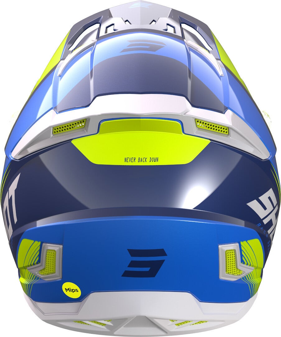 Shot Core Fast Motocross Helmet blue/yellow L (59/60) Figure 2