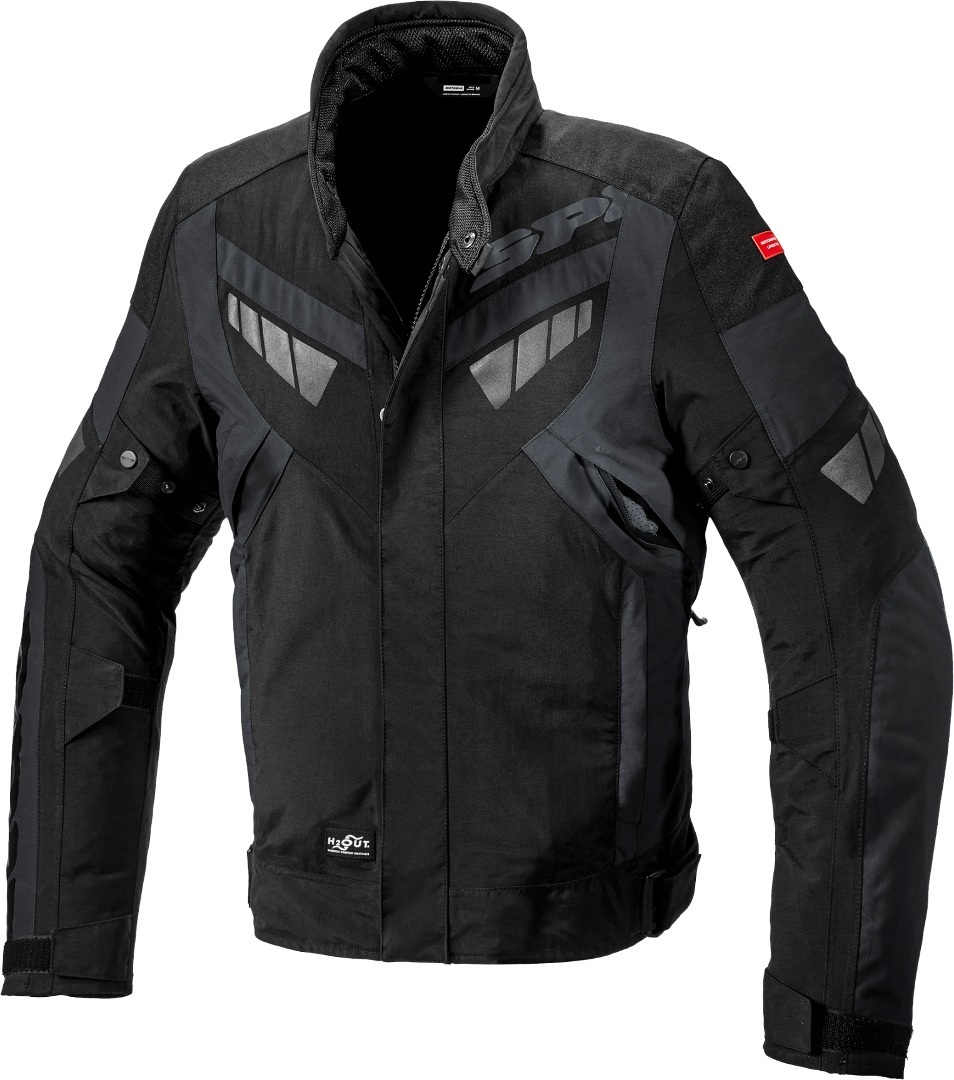 Spidi H2Out Freerider Motorcykel tekstil jakker sort/grå M Figur 1