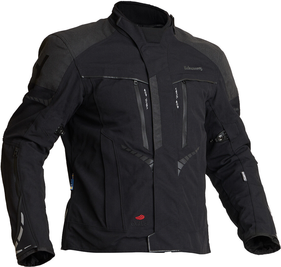 Halvarssons Vansbro waterproof Motorcycle Textile Jacket black 64 Figure 1