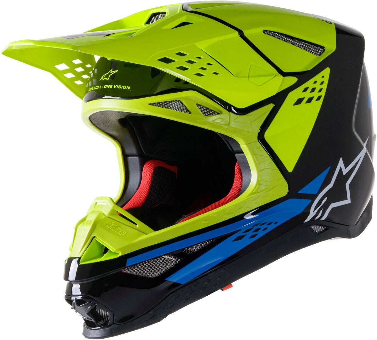 Alpinestars Supertech M8 Factory Casque de motocross noir/jaune S Figure 1