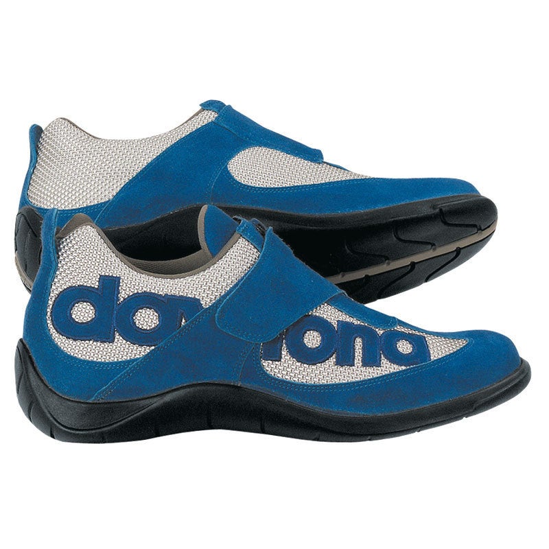 Daytona Moto Fun Motorcykel sko blå/sølv 48 Figur 1