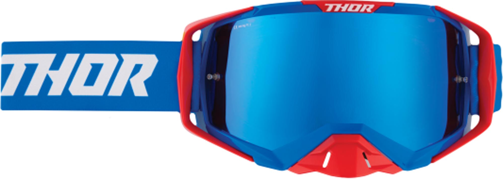 Thor Activate Flite Ochelari de motocross Alb/Roșu/Albastru Figura 1