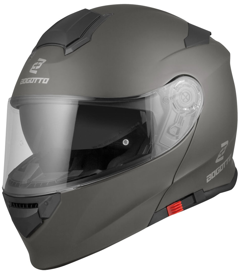 Bogotto V271 Motorrad Klapphelm anthrazit matt S Abbildung 3